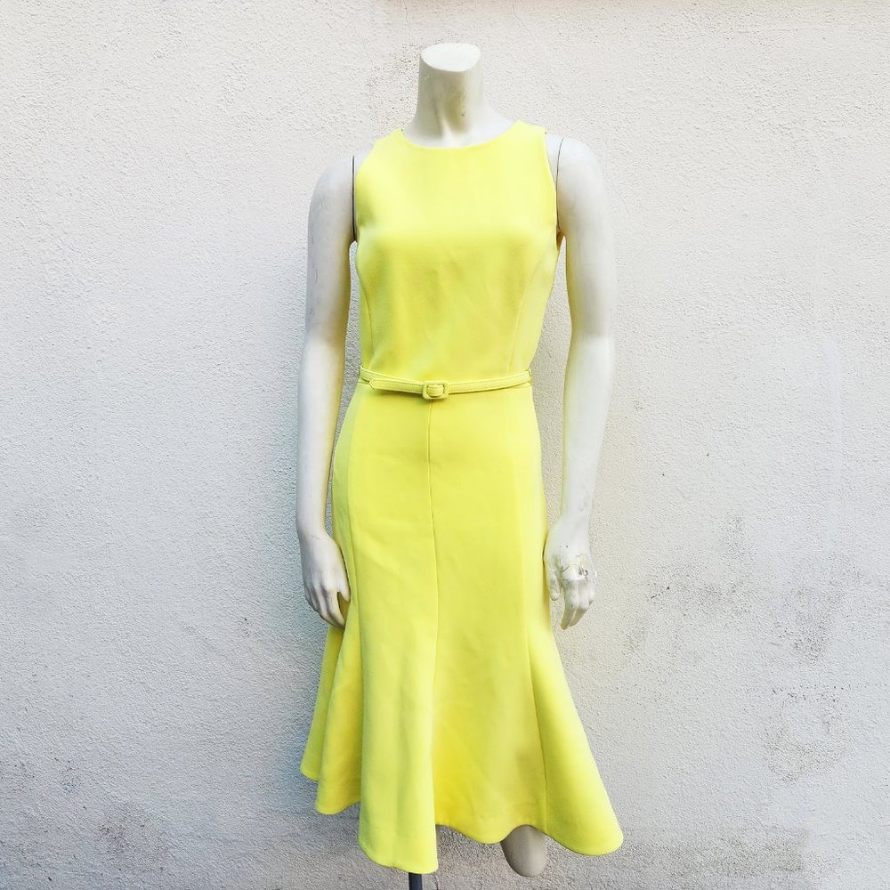Oscar de la Renta Yellow Dress - Picture 2 of 13